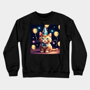 Cool cat art Crewneck Sweatshirt